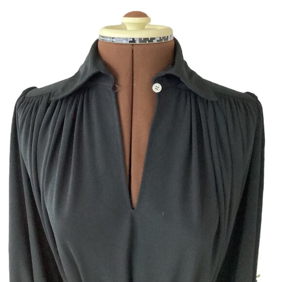Vintage Ports Int'l Black Dress - Picture 1 of 7